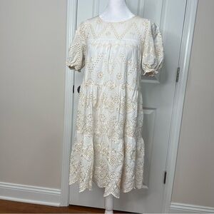 Moon River  embroidered dress